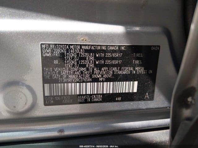 2024 TOYOTA RAV4 LE 9