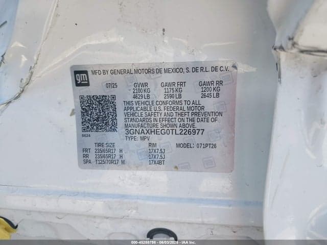 2026 CHEVROLET EQUINOX FWD LT 9