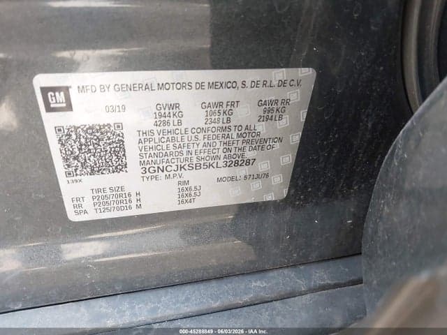 2019 CHEVROLET TRAX LS 9