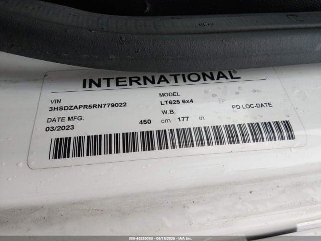 2024 INTERNATIONAL LT 8