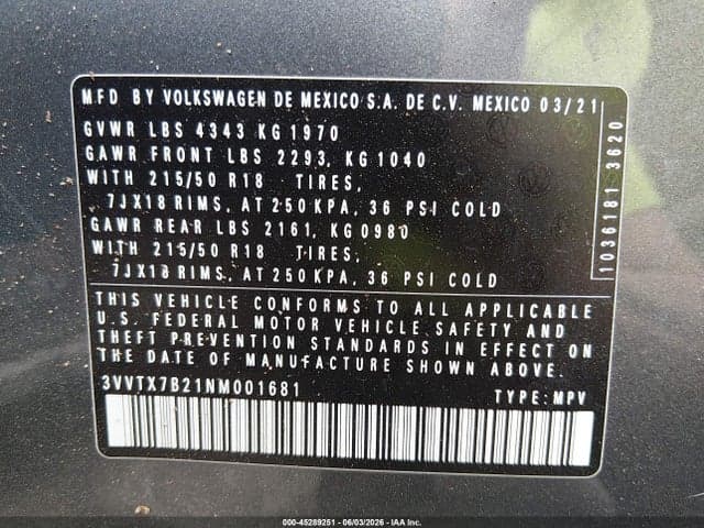 2022 VOLKSWAGEN TAOS 1.5T SE 9