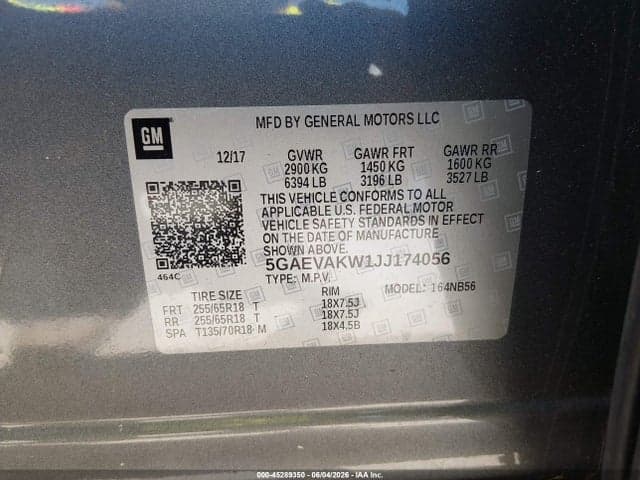 2018 BUICK ENCLAVE ESSENCE 8