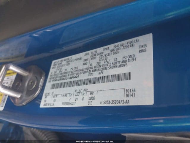 2020 FORD ESCAPE SE 9