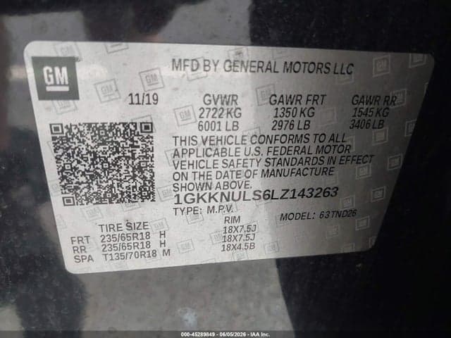 2020 GMC ACADIA AWD SLT 9