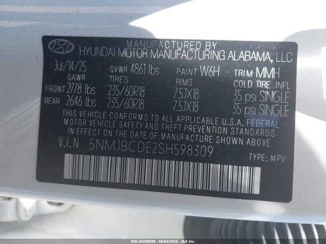 2025 HYUNDAI TUCSON SEL 9