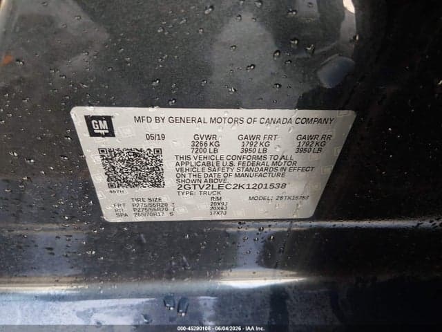 2019 GMC SIERRA 1500 LIMITED 9