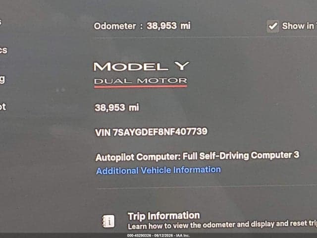 2022 TESLA MODEL Y PERFORMANCE DUAL MOTOR ALL-WHEEL DRIVE 16