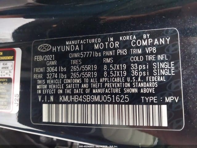2021 GENESIS GV80 2.5T 9