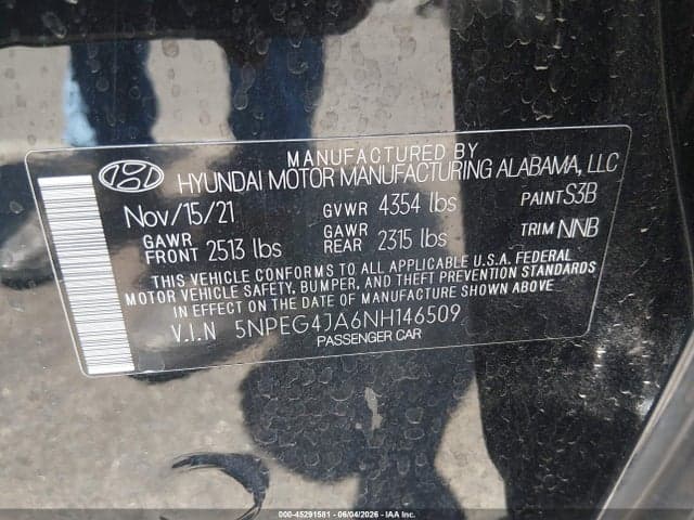 2022 HYUNDAI SONATA SE 10