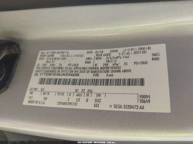 2018 FORD F-150 LARIAT 9