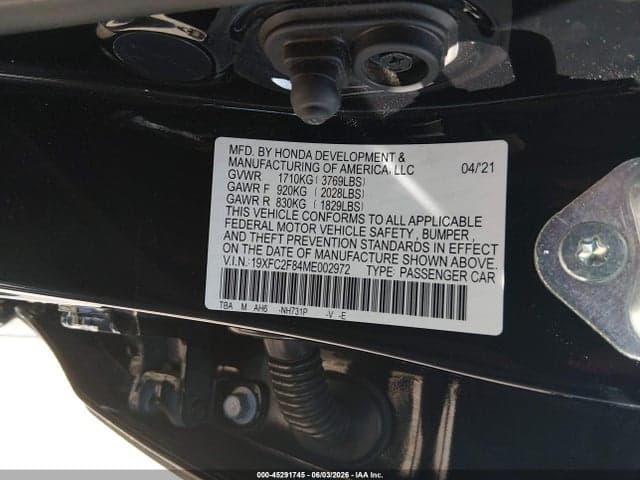 2021 HONDA CIVIC SPORT 9