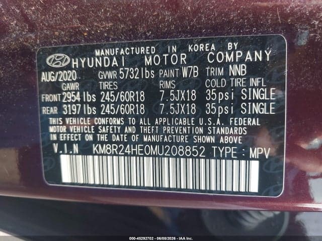 2021 HYUNDAI PALISADE SEL 9