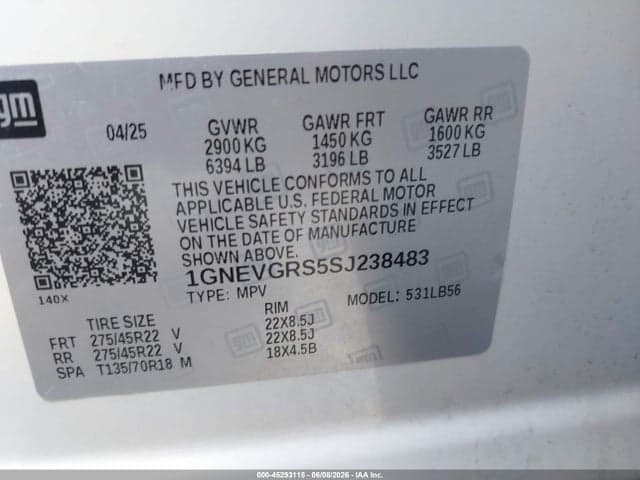 2025 CHEVROLET TRAVERSE AWD LT 9