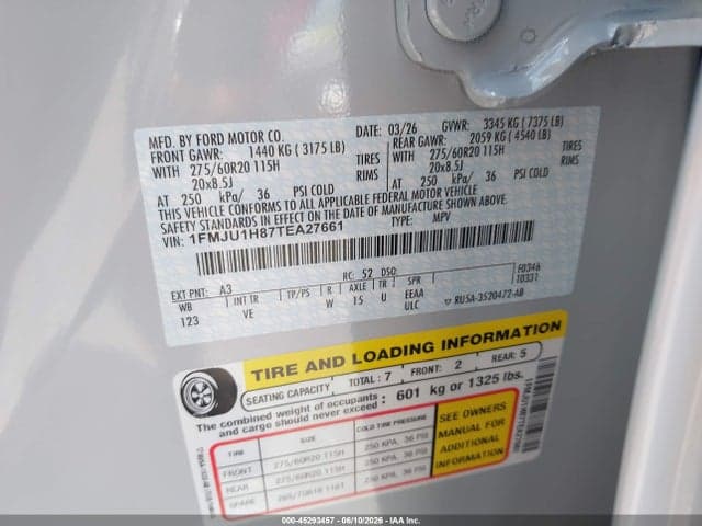 2026 FORD EXPEDITION ACTIVE 9