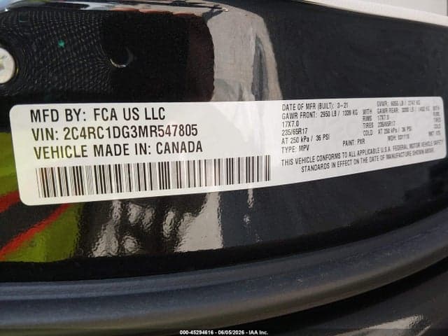 2021 CHRYSLER VOYAGER LXI 9