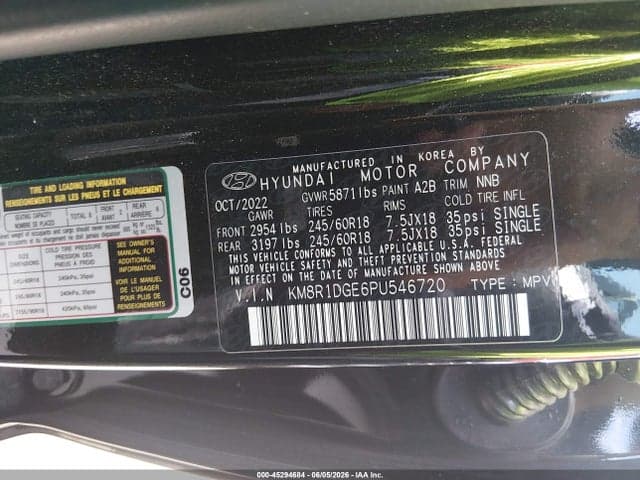2023 HYUNDAI PALISADE SE 9