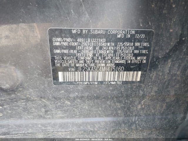 2021 SUBARU FORESTER LIMITED 9