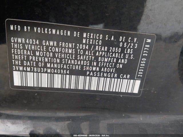 2023 VOLKSWAGEN JETTA 1.5T S 9