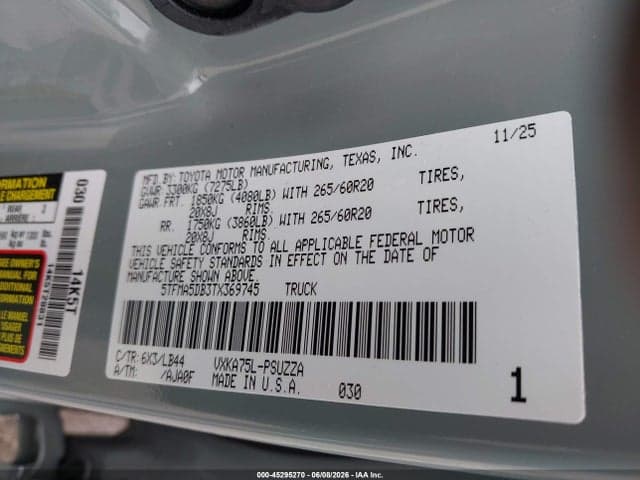 2026 TOYOTA TUNDRA 1794 EDITION CREWMAX 5.5' BED 9