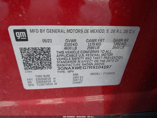 2024 CHEVROLET EQUINOX AWD RS 9