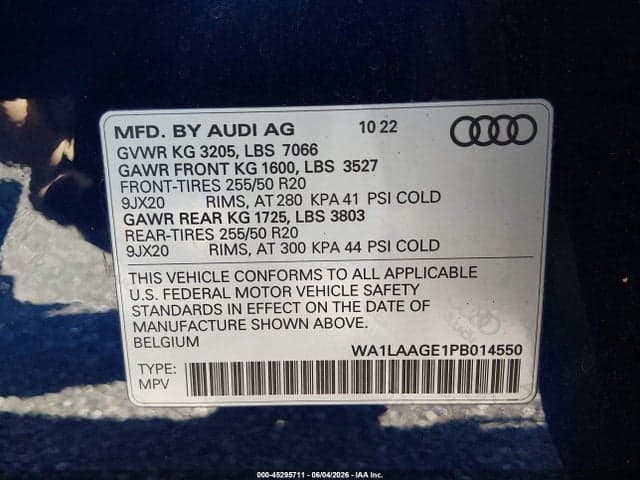 2023 AUDI E-TRON PREMIUM PLUS QUATTRO 9