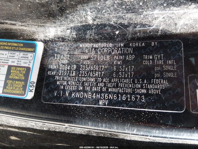 2022 KIA CARNIVAL MPV LX SEAT PACKAGE 9