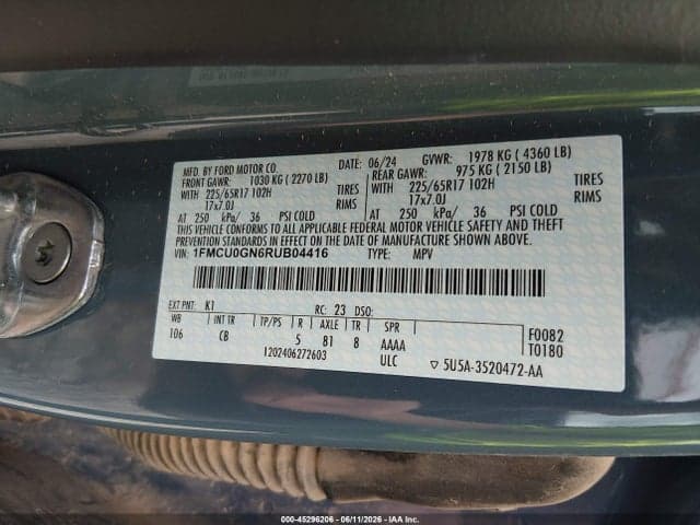 2024 FORD ESCAPE ACTIVE 9
