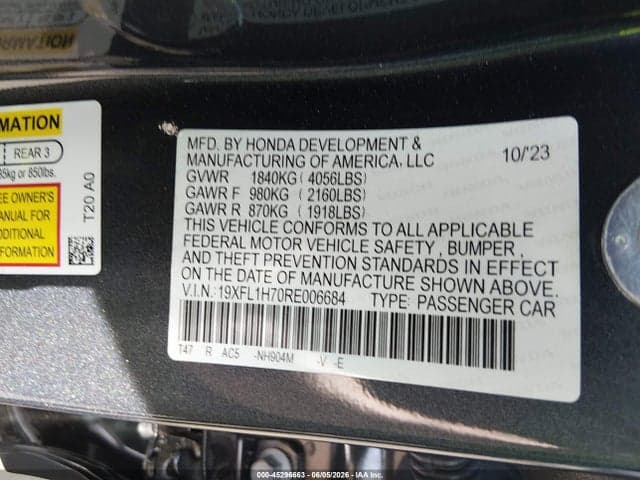 2024 HONDA CIVIC EX-L 9