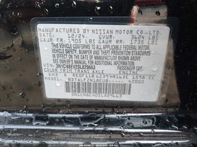 2025 NISSAN VERSA 1.6 SV 9
