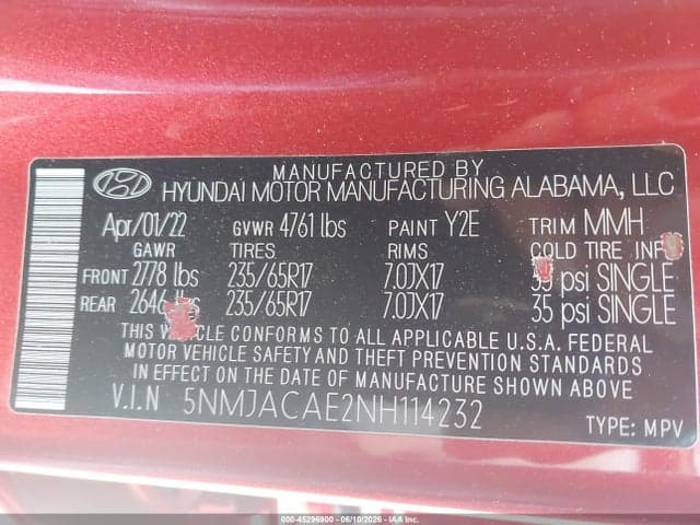 2022 HYUNDAI TUCSON SE 9