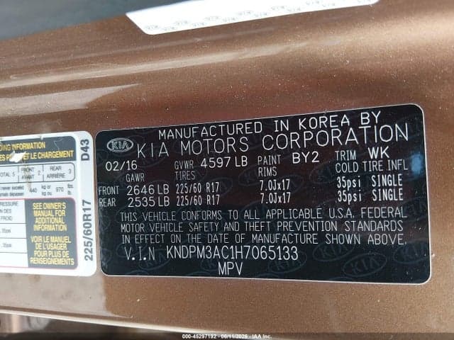 2017 KIA SPORTAGE LX 9