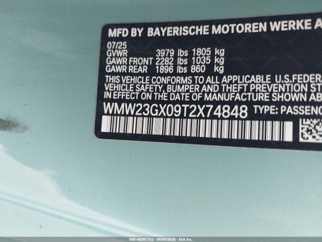 2026 MINI CONVERTIBLE COOPER 9
