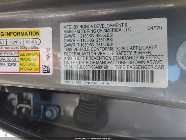 2025 ACURA TLX TECHNOLOGY PACKAGE 9
