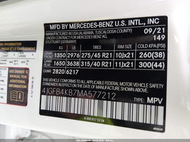 2021 MERCEDES-BENZ GLE 350 4MATIC 9