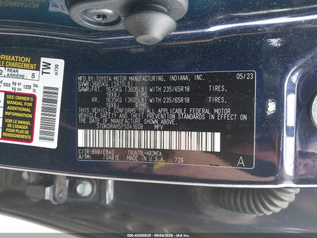 2023 TOYOTA HIGHLANDER XLE 9