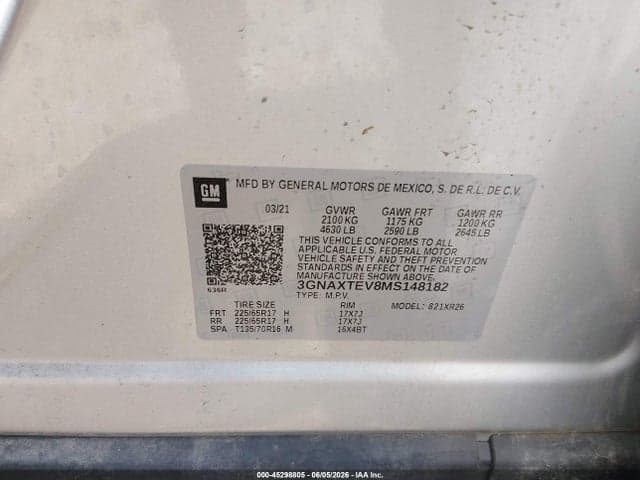 2021 CHEVROLET EQUINOX AWD 2FL 9