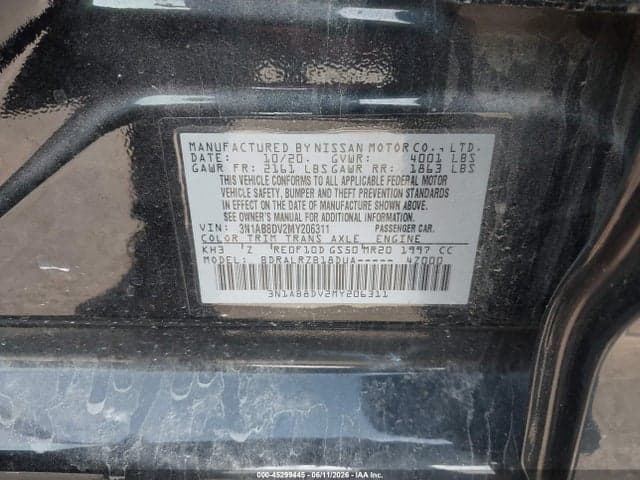 2021 NISSAN SENTRA SR XTRONIC CVT 9