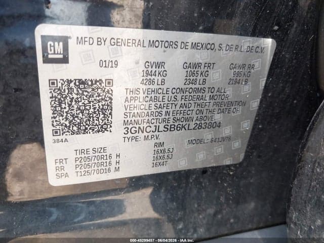 2019 CHEVROLET TRAX LT 9