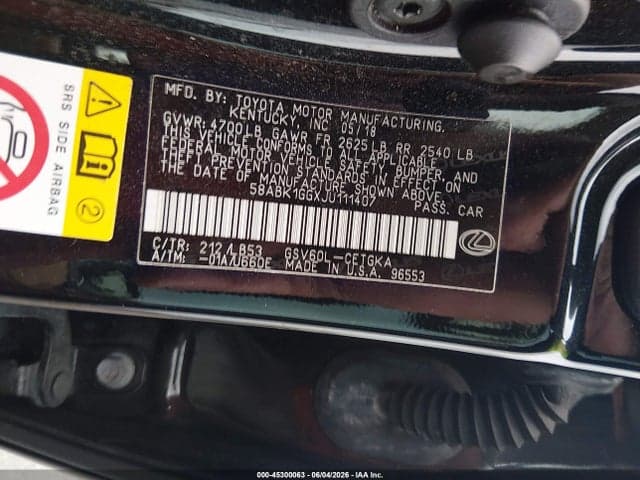 2018 LEXUS ES 350 9