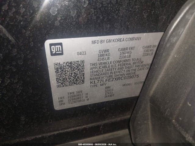 2024 CHEVROLET TRAX FWD SP 9