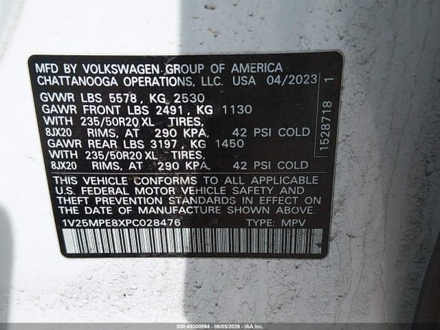 2023 VOLKSWAGEN ID.4 S 9
