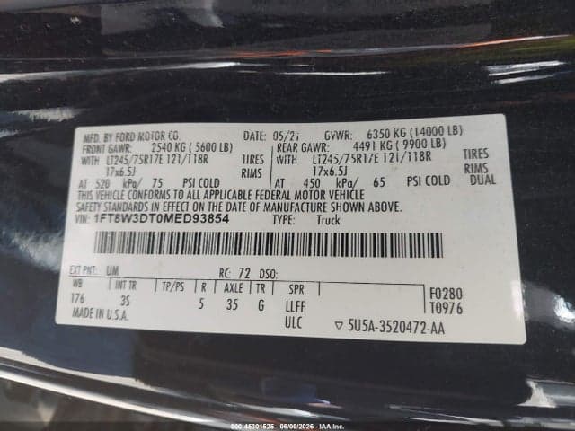 2021 FORD F-350 XLT 9