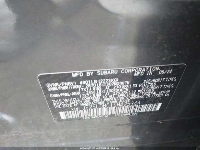 2025 SUBARU FORESTER PREMIUM 9