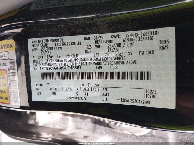 2025 FORD RANGER XLT 9