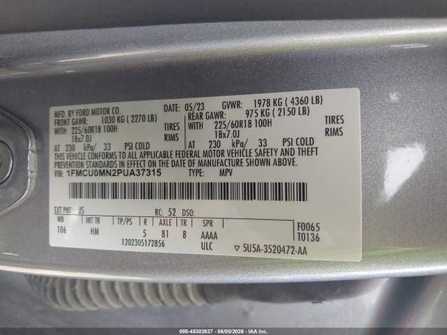 2023 FORD ESCAPE ST-LINE 9
