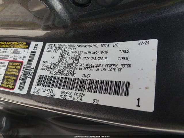 2024 TOYOTA TUNDRA SR5 9
