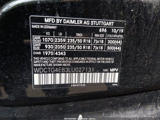 2020 MERCEDES-BENZ GLA 250 9