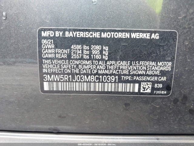 2021 BMW 330I 9