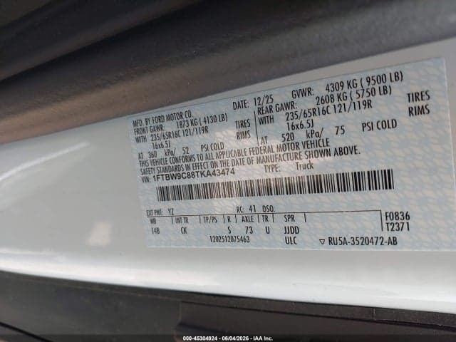 2026 FORD TRANSIT-350 9