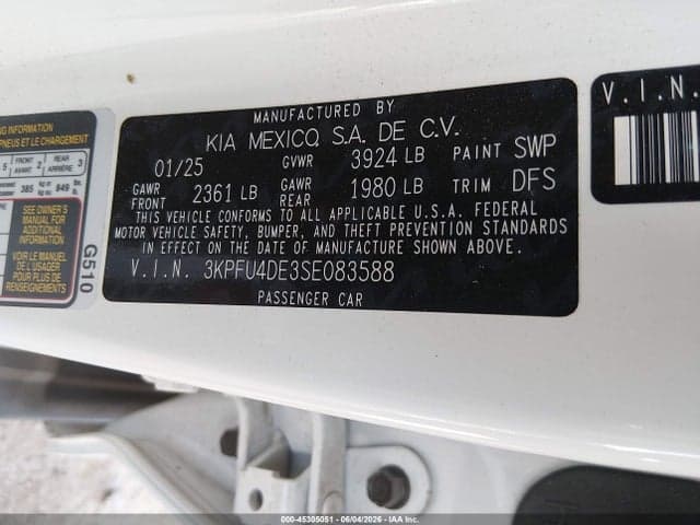 2025 KIA K4 EX 9